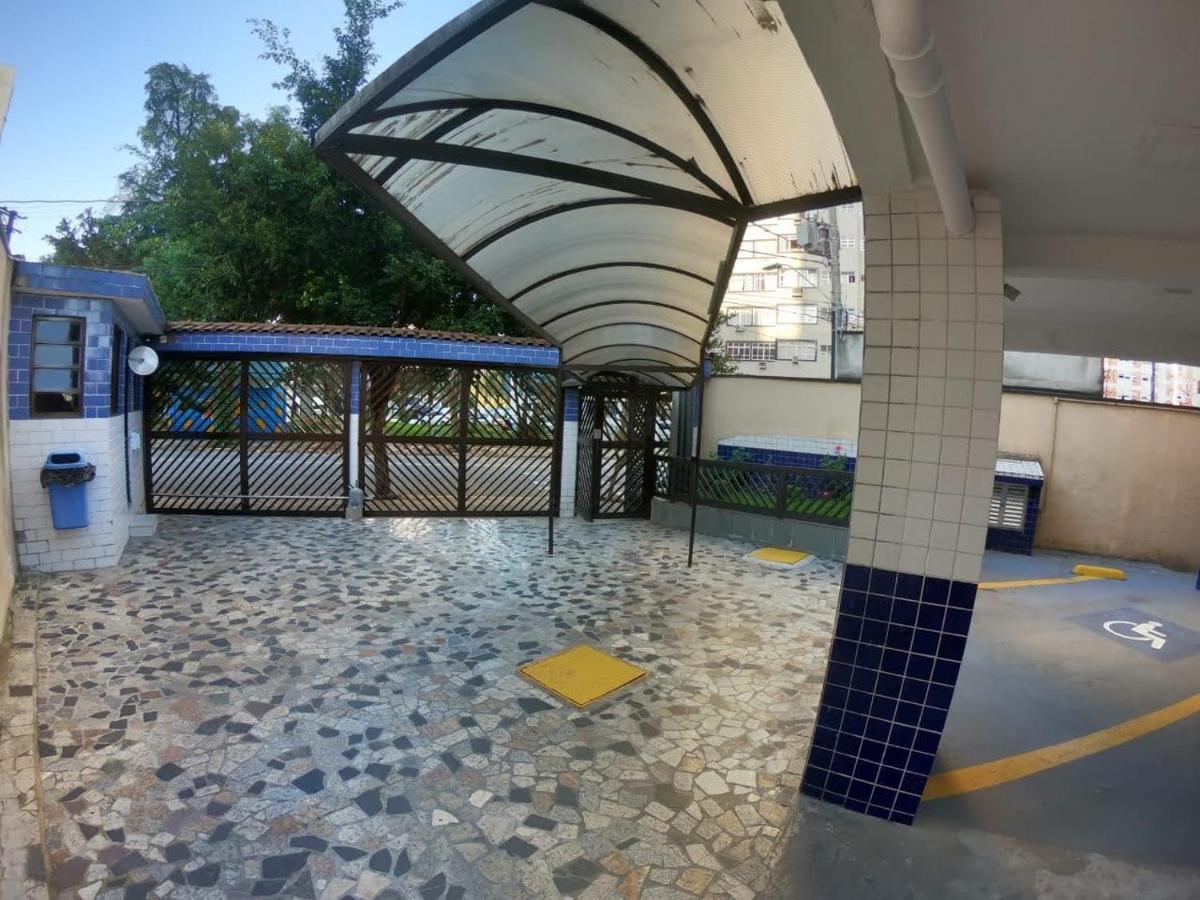 Sala living em prédio Familiar na Av da Praia Santos (Sao Paulo) Exterior foto